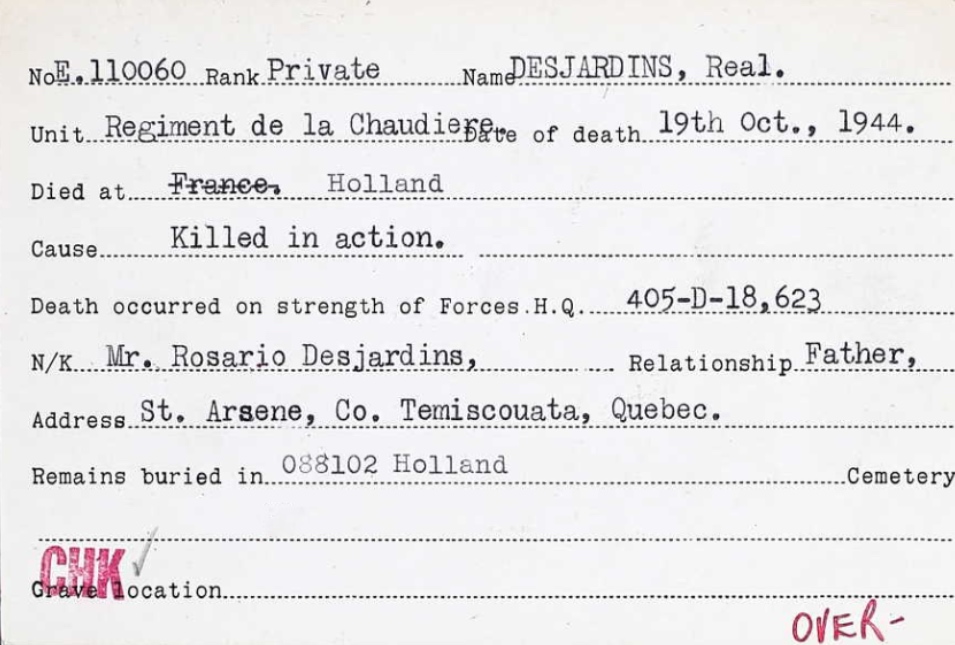 Circumstances of death