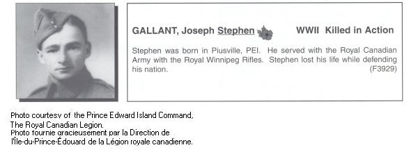 Photo of Joseph Stephen Gallant