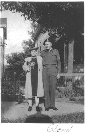 Photo of Glenn Gillespie and his mother