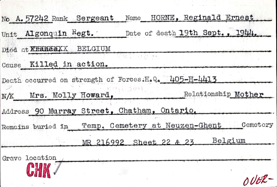 Circumstances of death