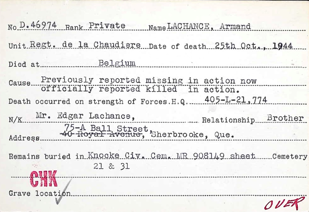 Circumstances of death