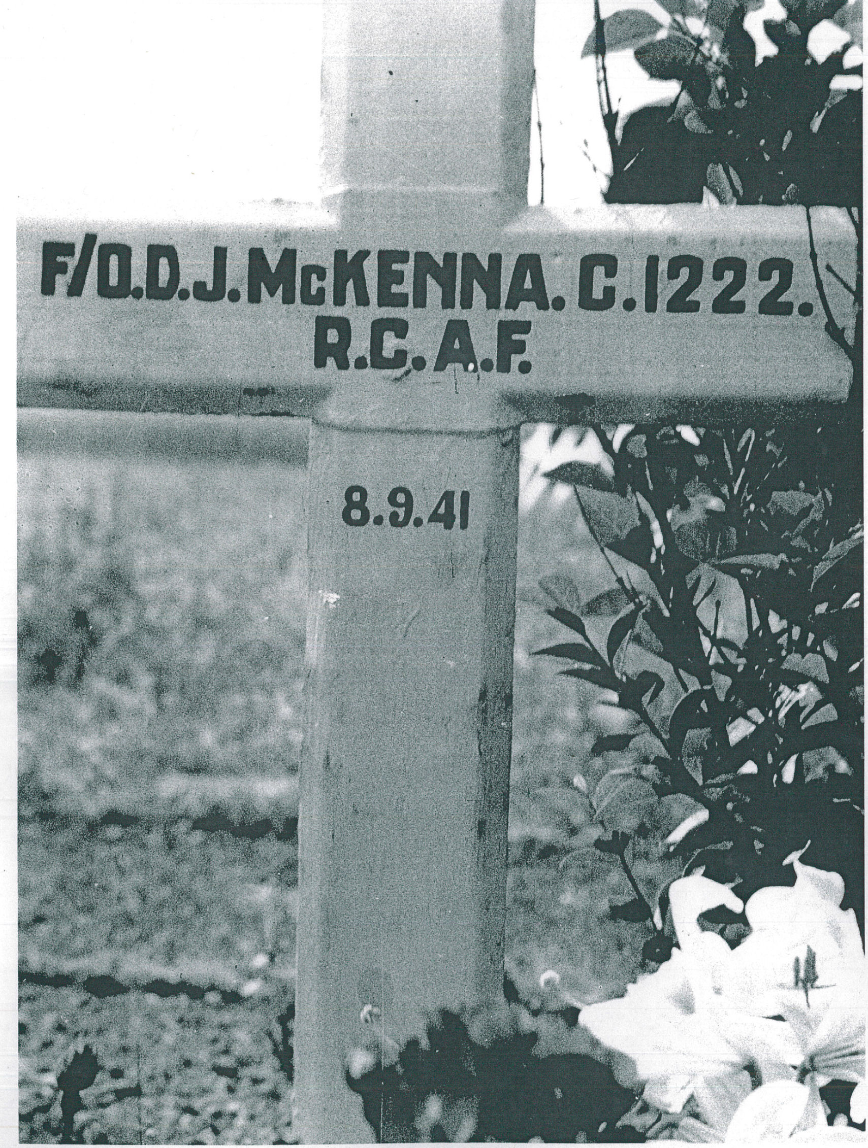 Temporary Grave Marker