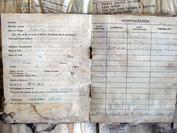 Manton's Service Pay Book