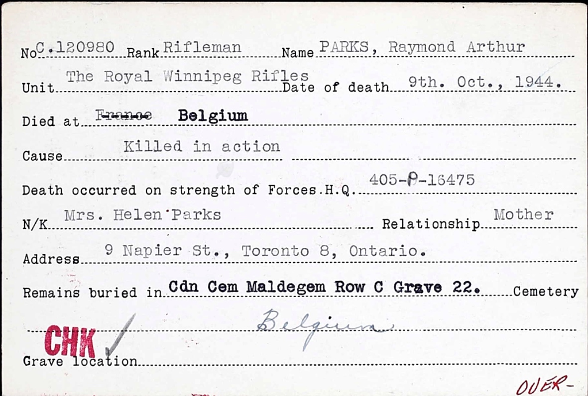 Circumstances of death