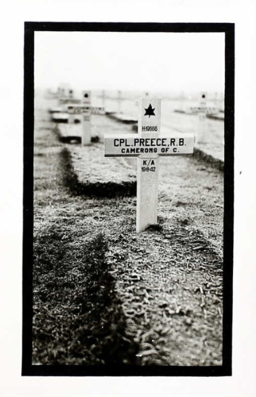 Temporary grave marker