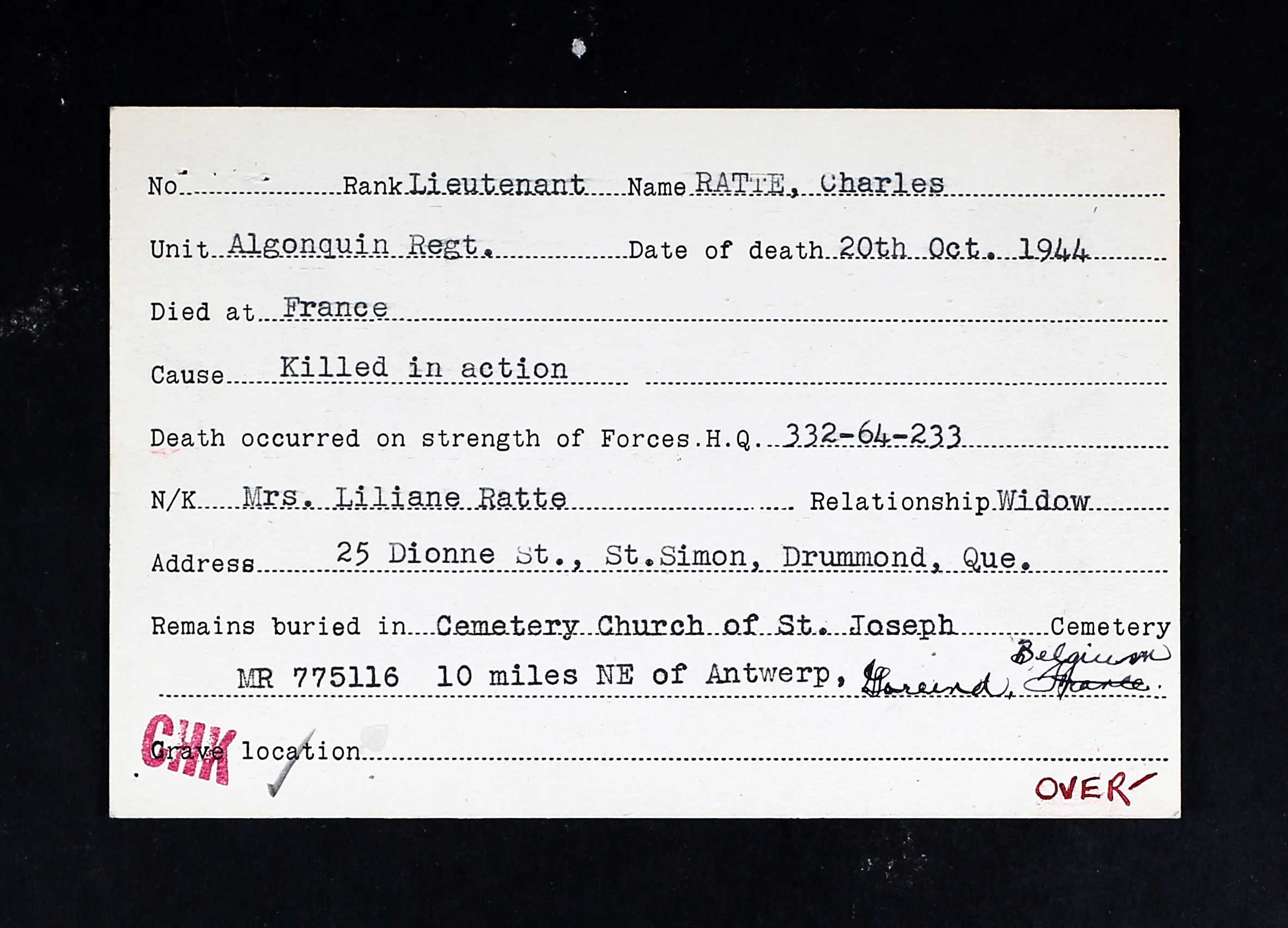 Circumstances of Death Registers