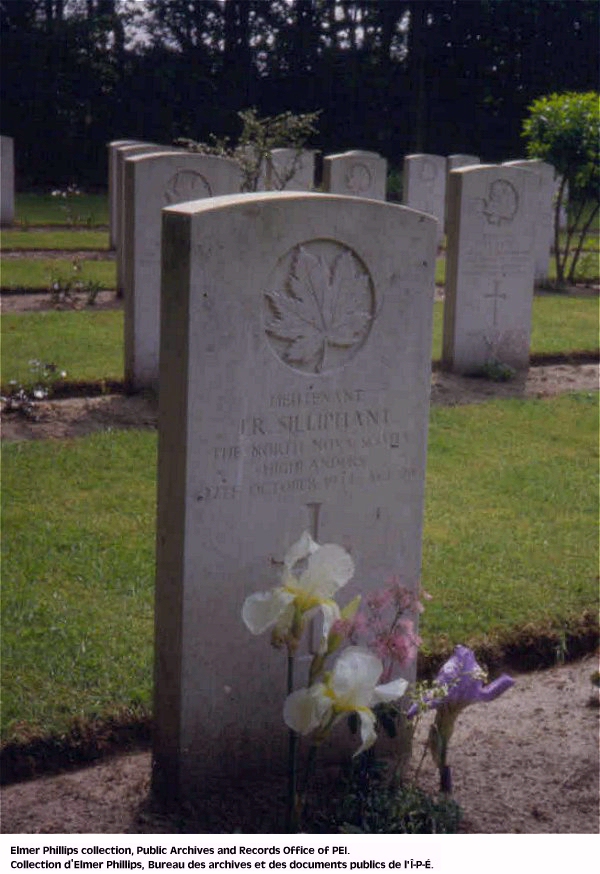 Grave marker for J.R. Silliphant