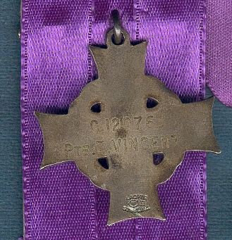 Back of Memorial Cross