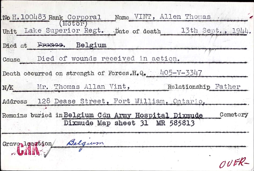 Circumstances of death