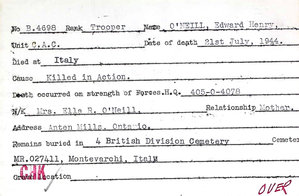 Circumstances of death registers
