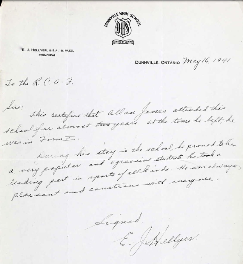 Letter of recommendation