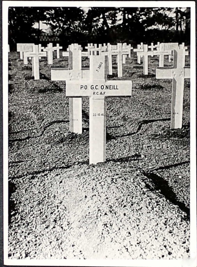 Temporary grave marker