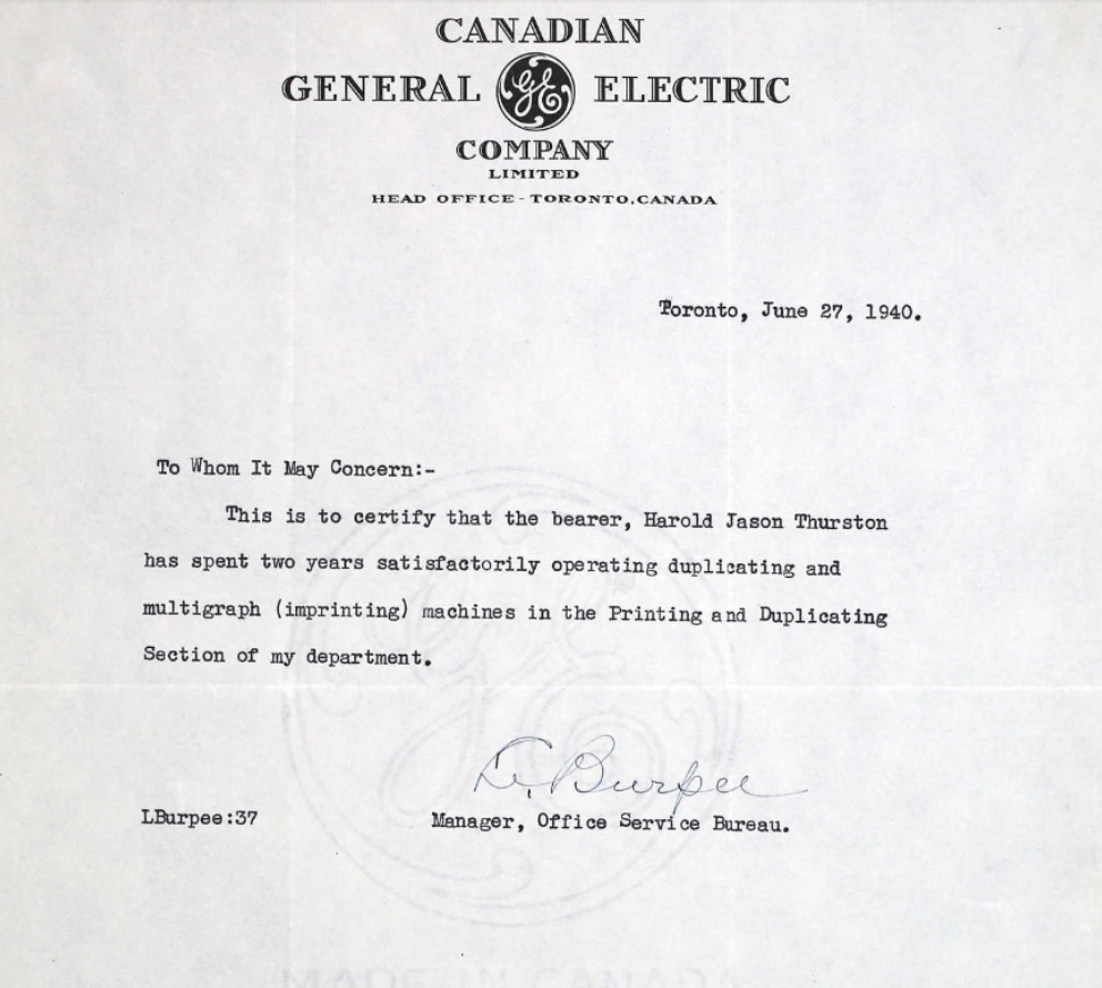 Letter of recommendation