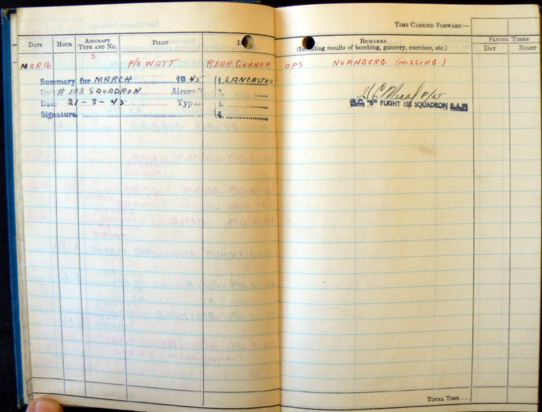 Last Mission (Nurnberg) 16 March '45