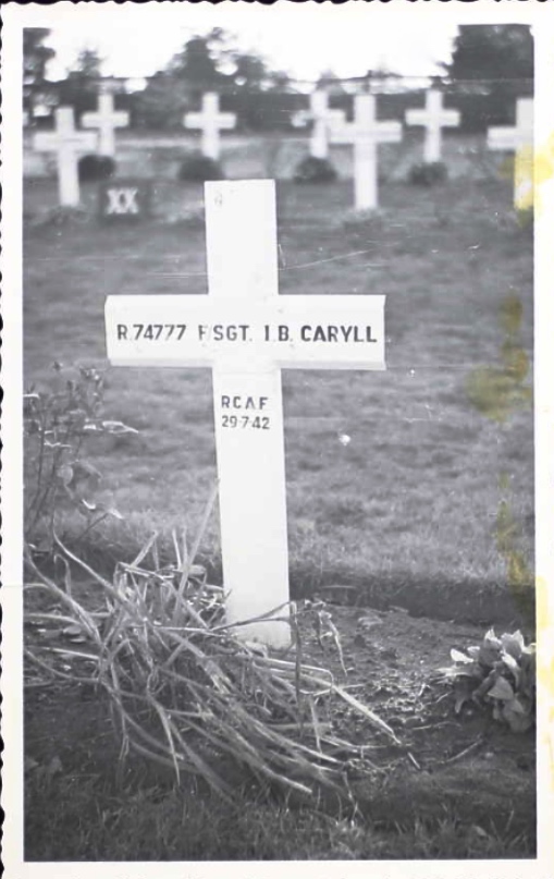 Temporary grave marker