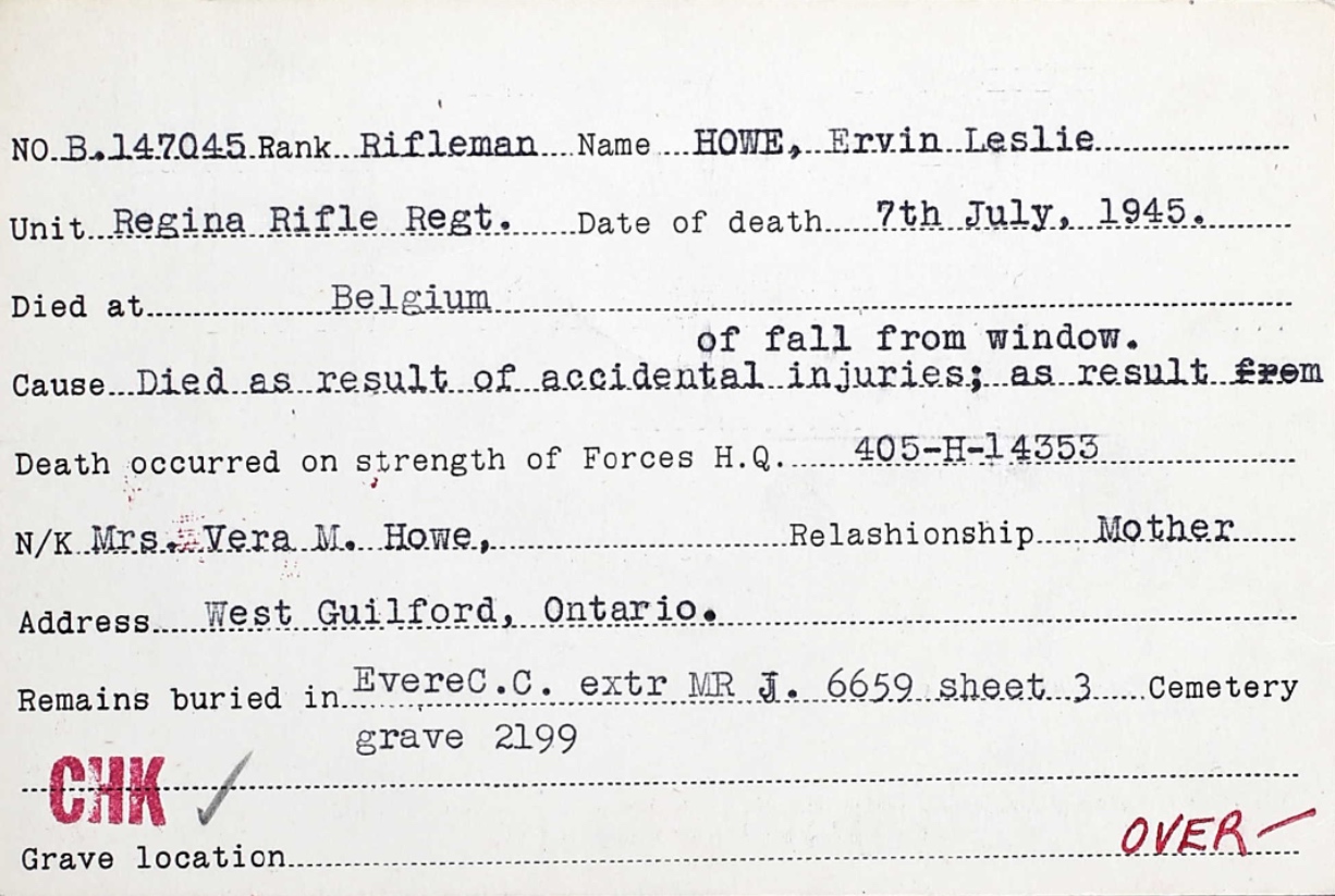 Circumstances of death