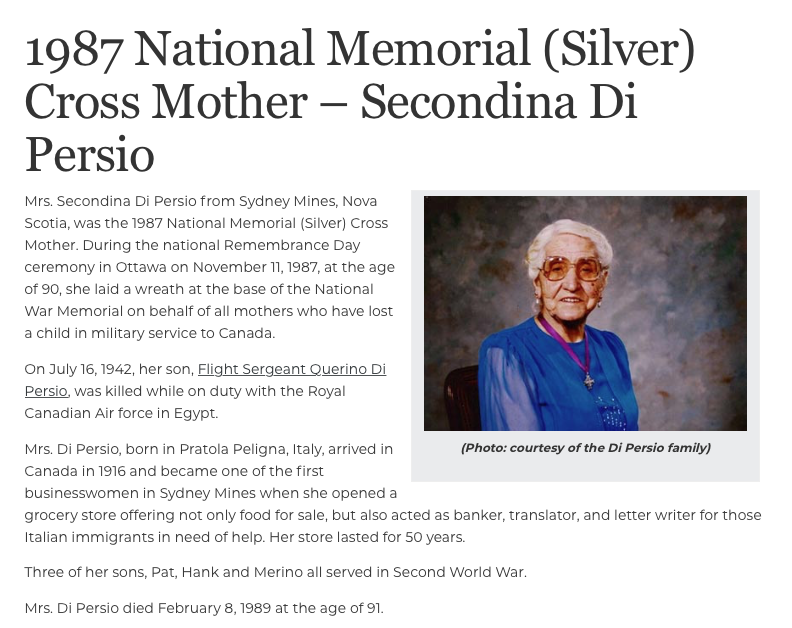 National Memorial Cross Mother