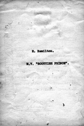 Back of Card from the King