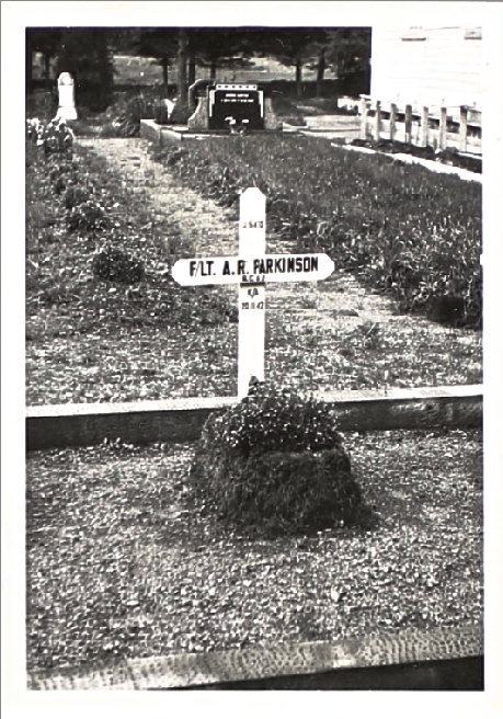 Temporary grave marker