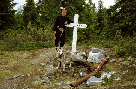 Scene of the plane crash