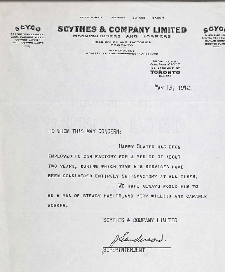 Letter of recommendation