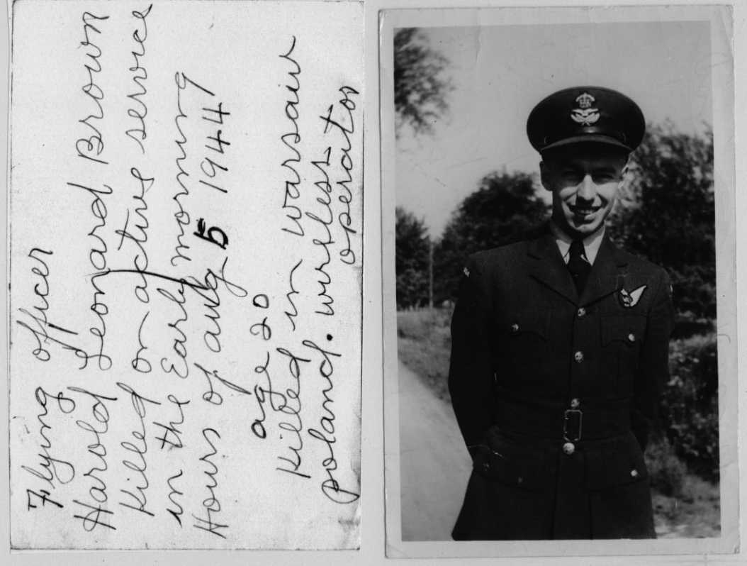 Photo of HAROLD LEONARD BROWN