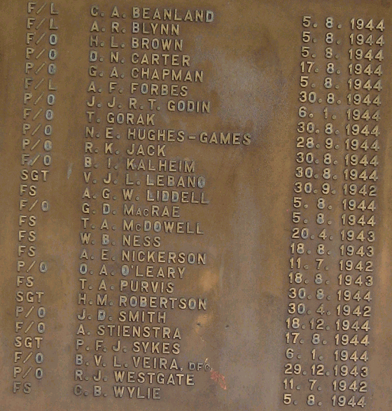 Memorial inscription