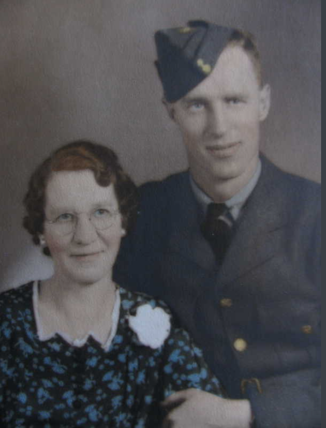 Photo of William with his mother