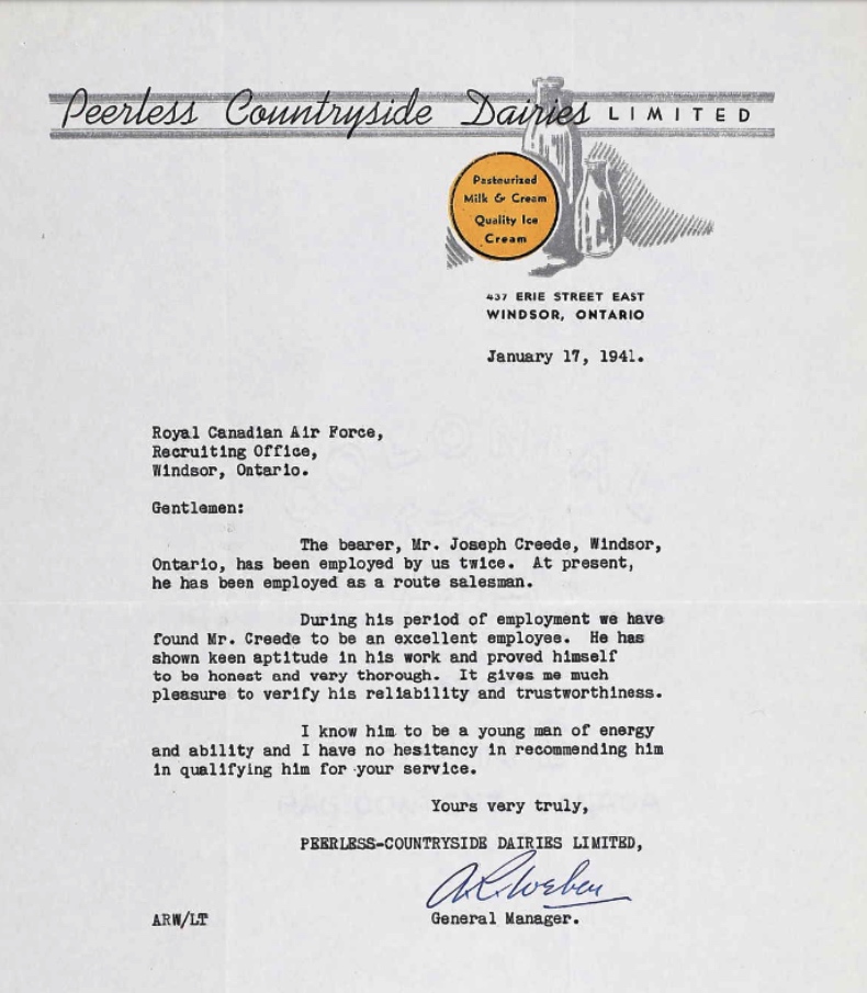 Letter of recommendation