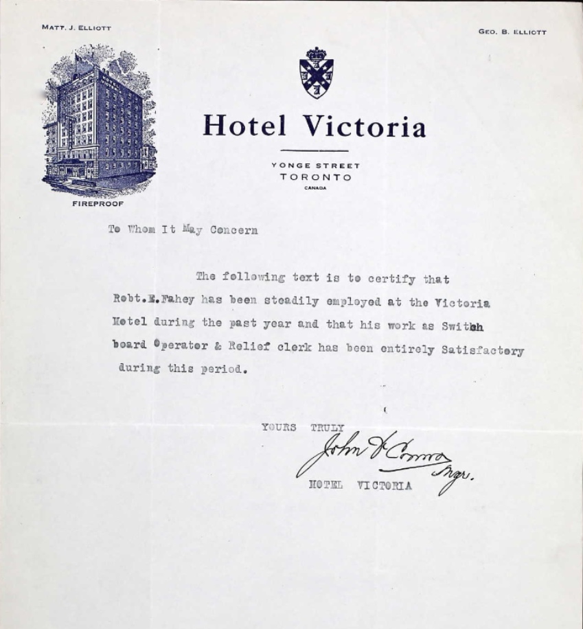 Letter of recommendation