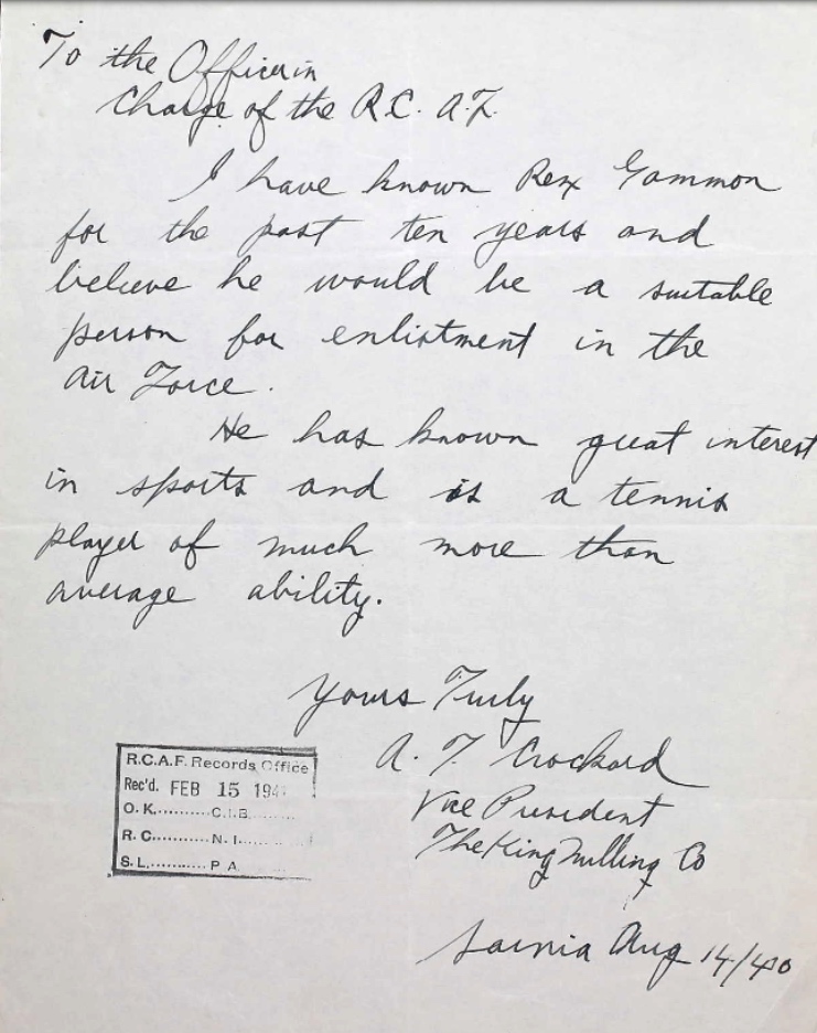 Letter of recommendation