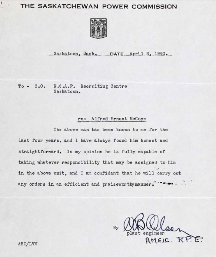 Letter of recommendation