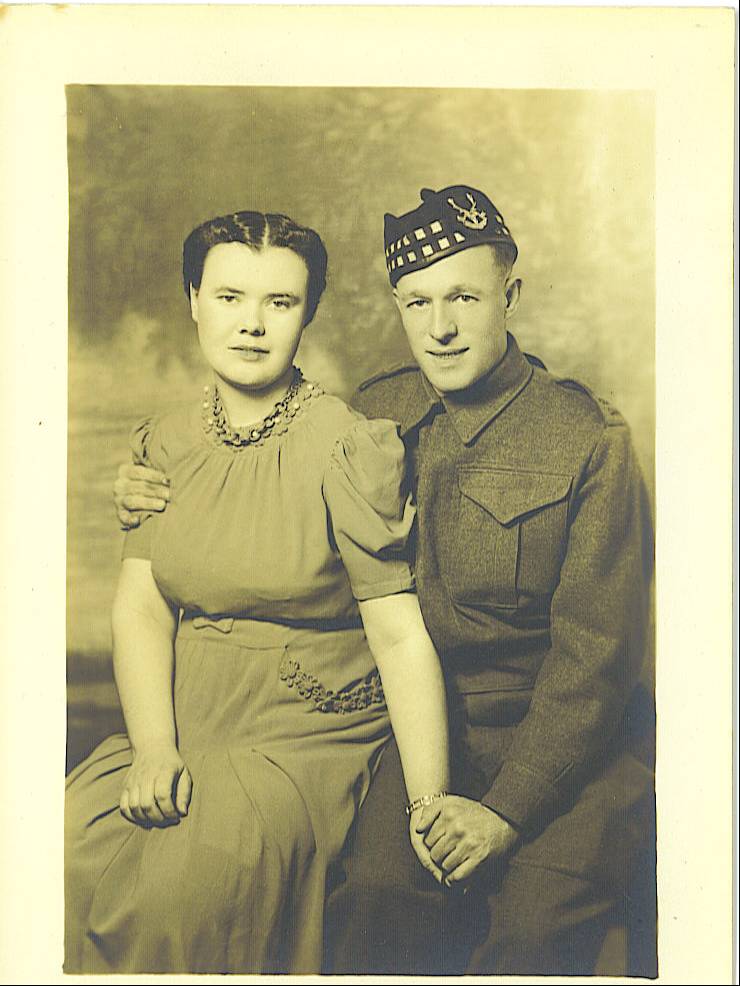 Photo of Oliver Bates and his wife Alberta