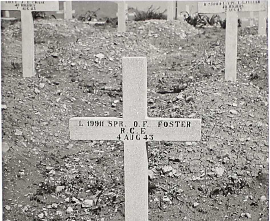 Temporary Grave Marker