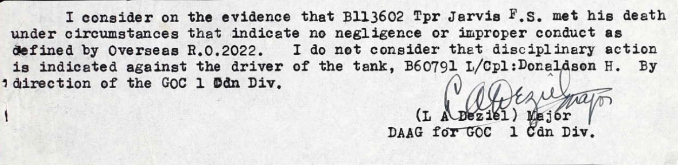 Circumstances of death