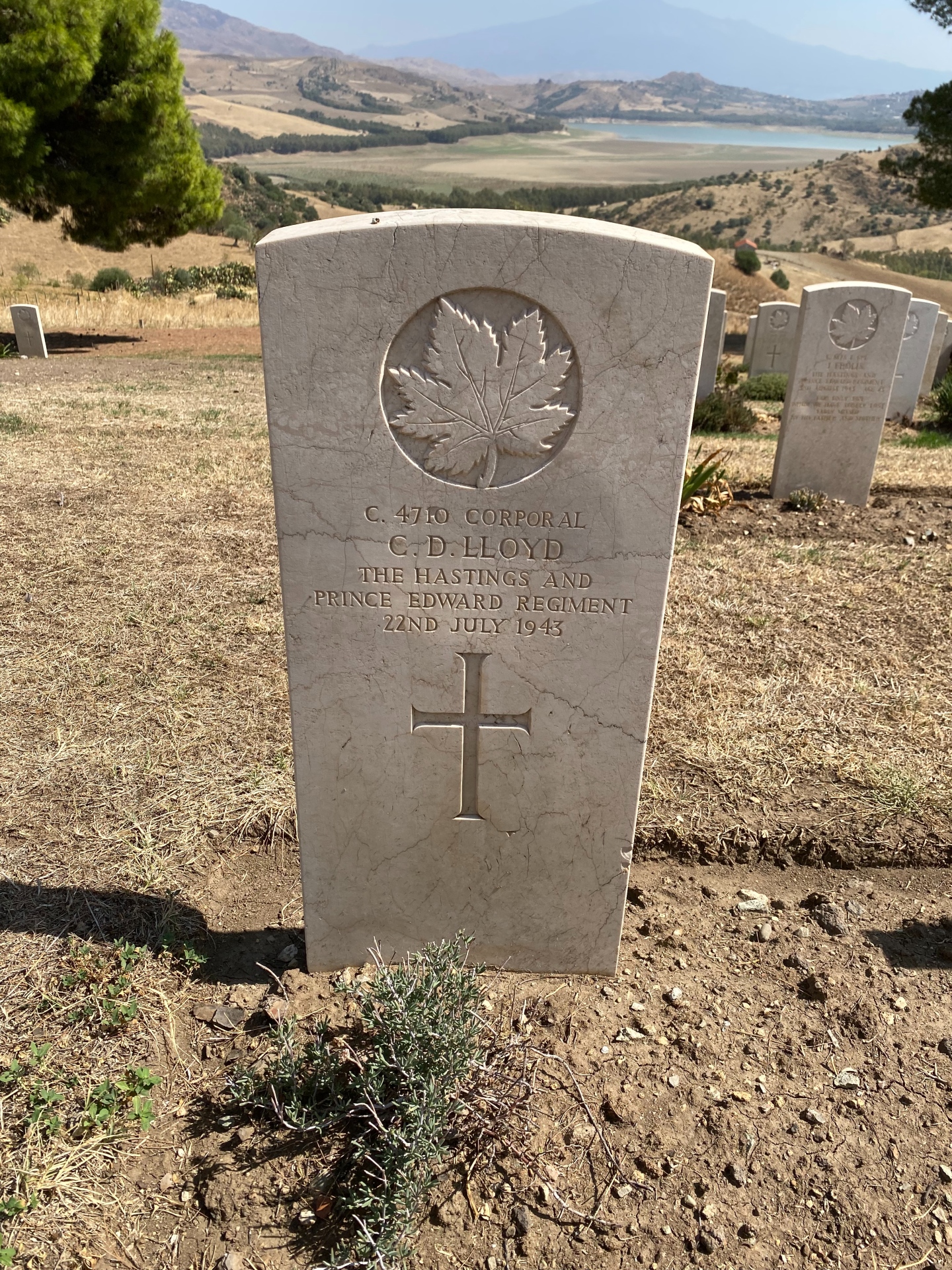 Grave marker