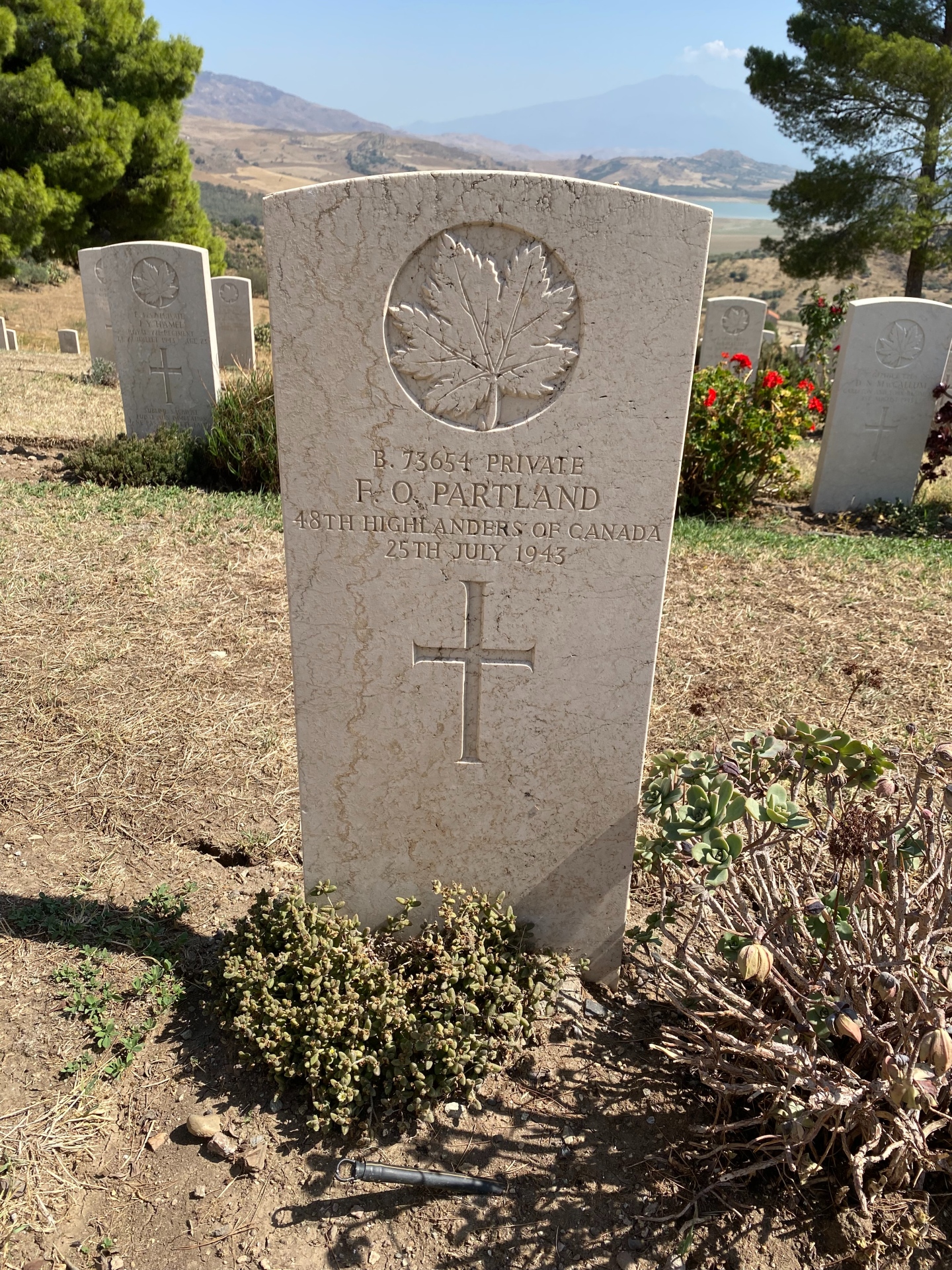 Grave marker