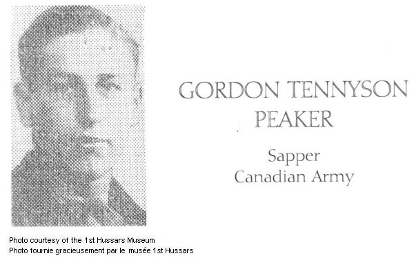 Photo of Gordon Tennyson Peaker