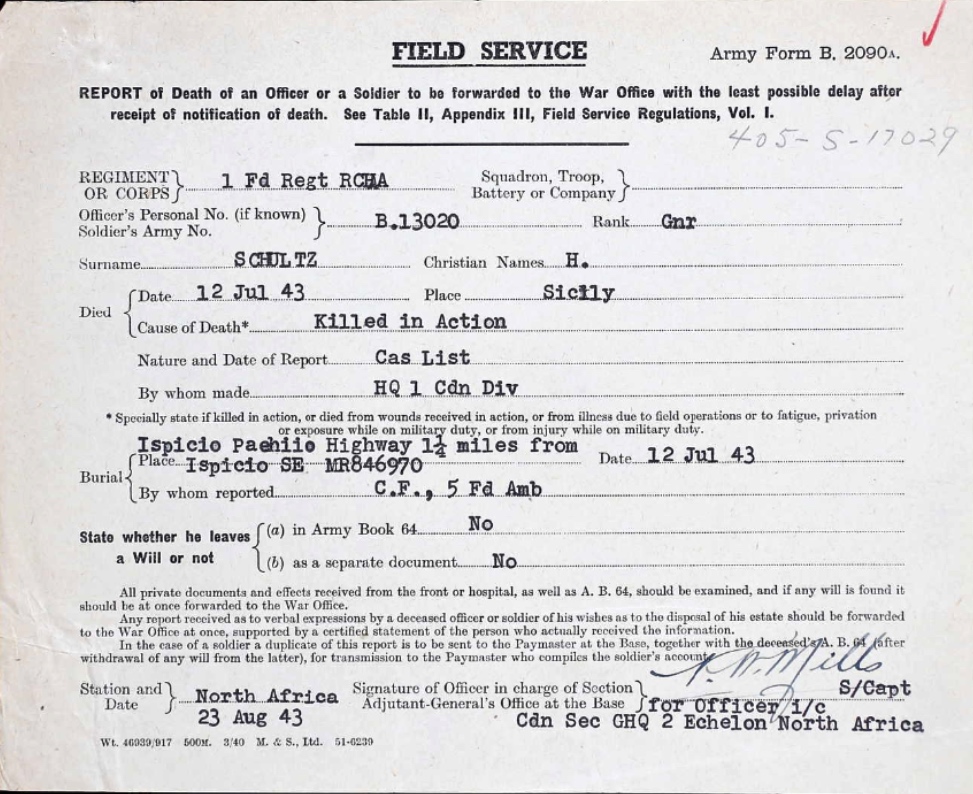 Field Service Form