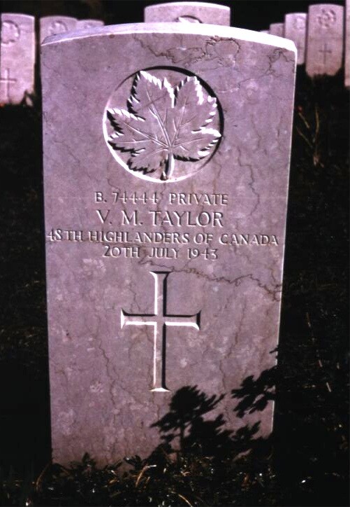 Headstone of Victor M. Taylor