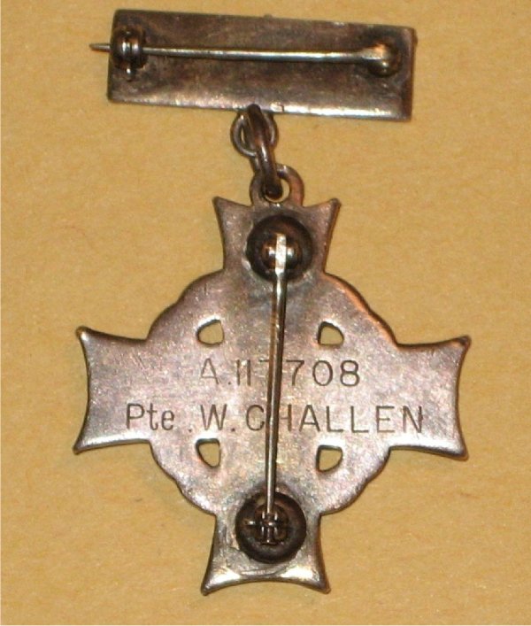 Memorial Cross (Reverse)