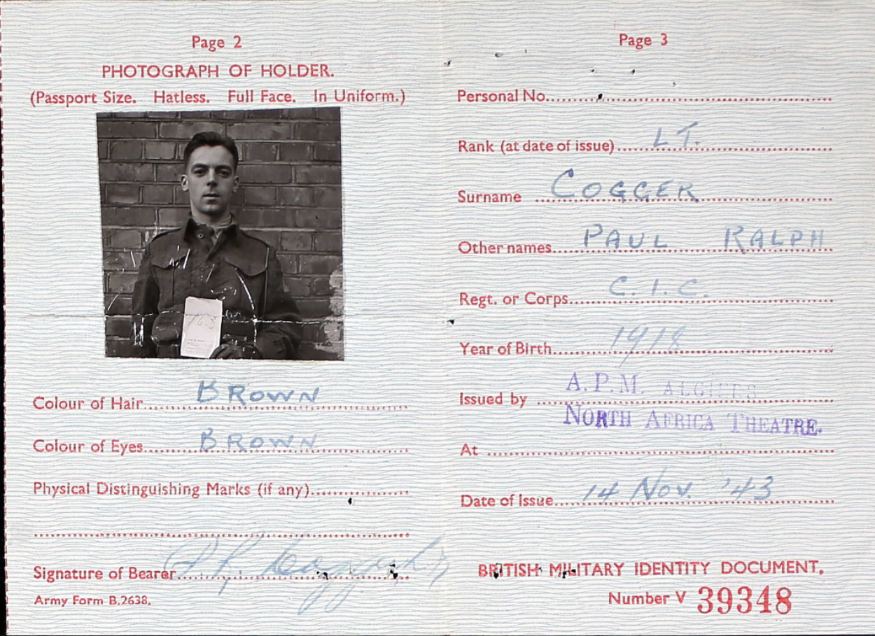 Photo of PAUL RALPH COGGER