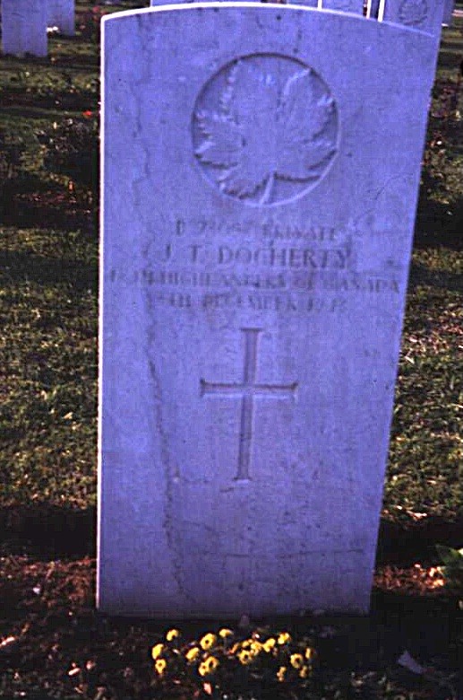 Headstone of John T. Docherty