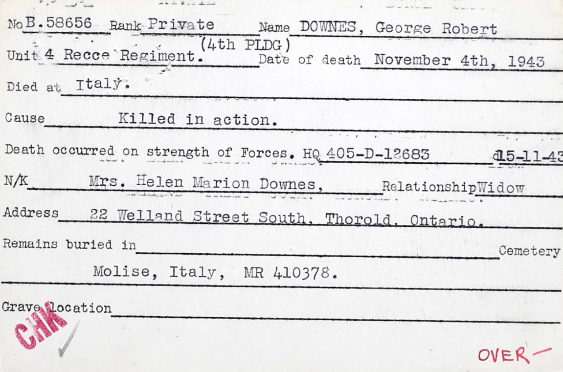 Circumstances of death