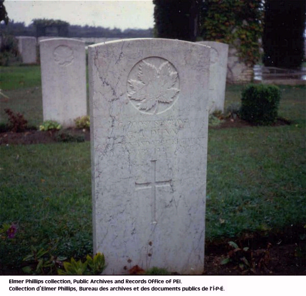 Grave marker for G.A. Dunn