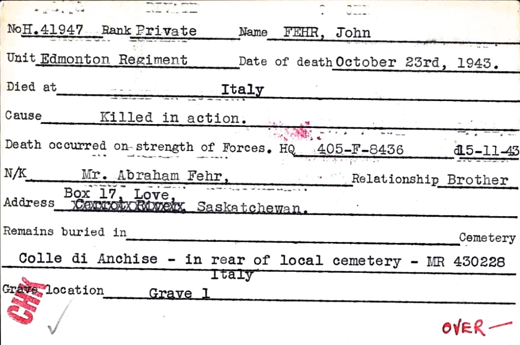 Circumstances of death