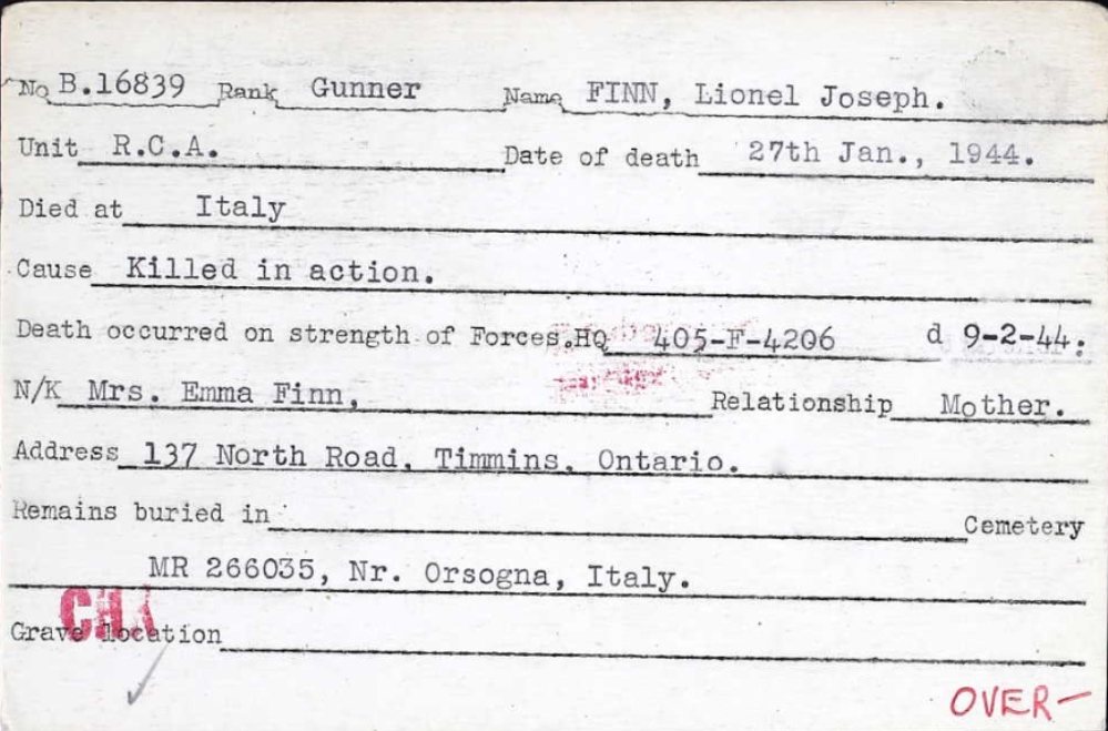 Circumstances of death