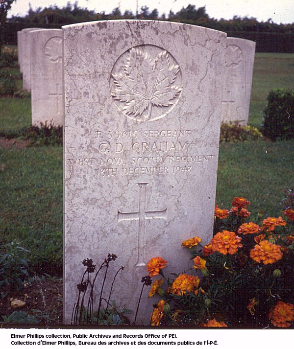 Grave marker for G.D. Graham