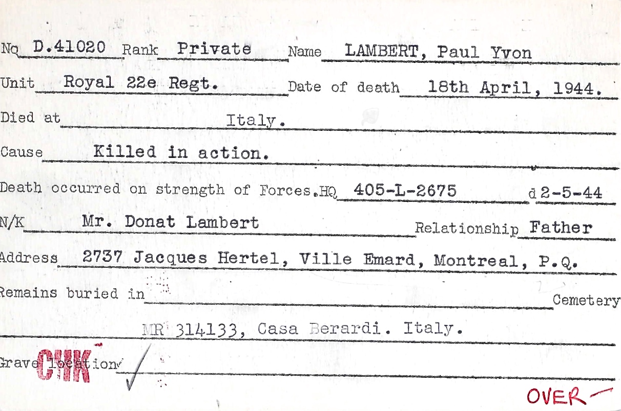 Circumstances of death