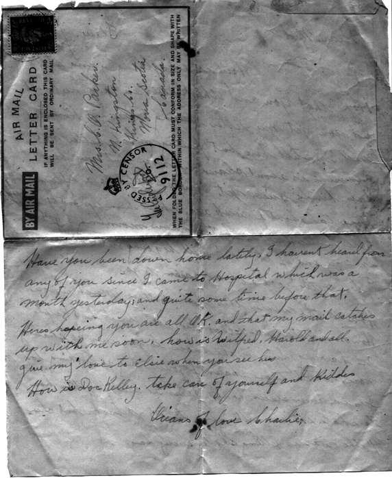 Reverse of Last Letter (January 3, 1944)